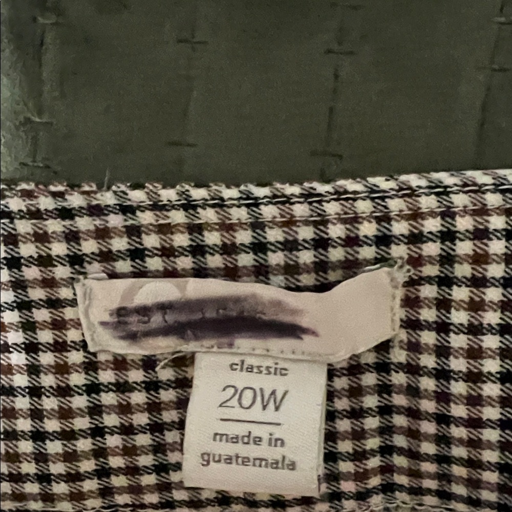 Elegant Black, Cream and brown checked Pants C067 - Picture 3 of 6